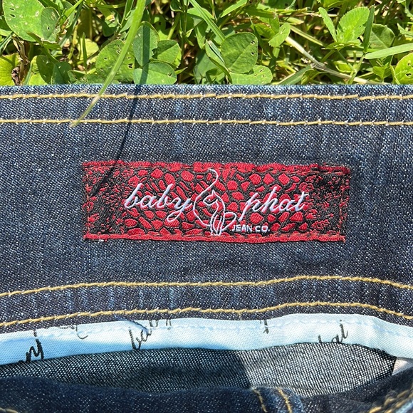 Women’s Babyphat flared dark wash jeans - Picture 3 of 7